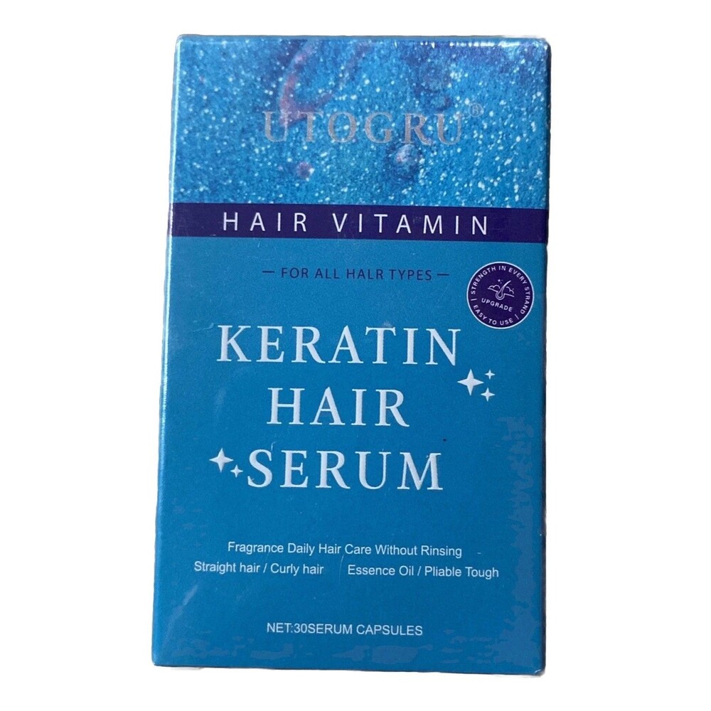 Hair Vitamin Keratin Hair Serum 30 Capsules All Types New